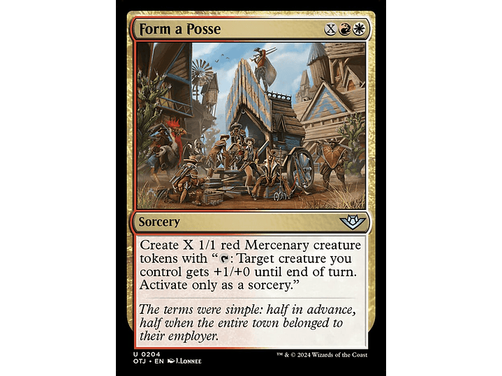 Form a Posse | ES | NM | OTJ 1