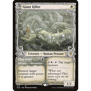 Giant Killer // Chop Down (Showcase) | ES | NM | ELD
