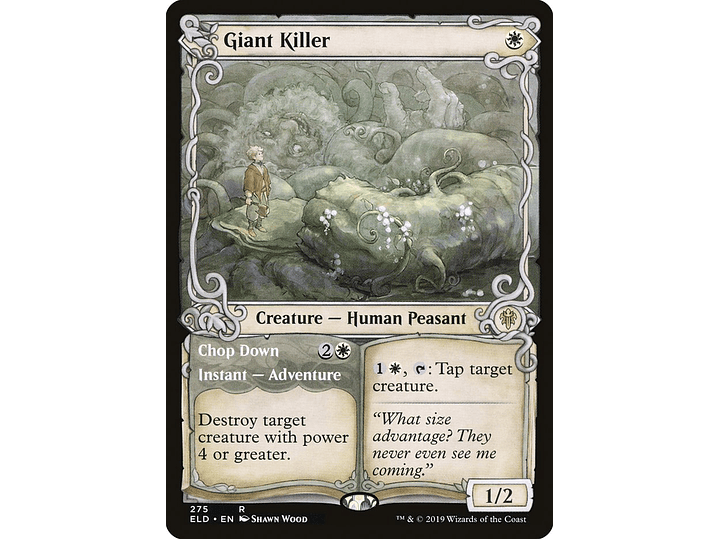 Giant Killer // Chop Down (Showcase) | ES | NM | ELD 1