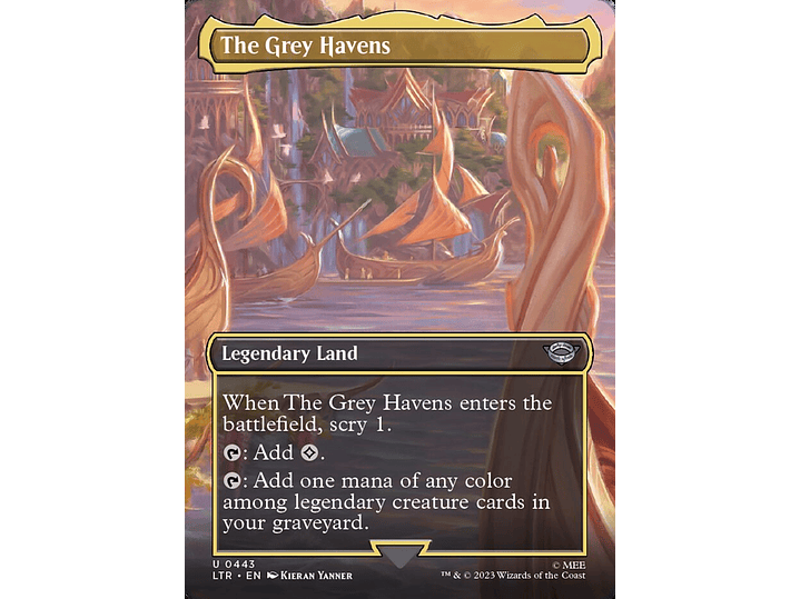 The Grey Havens (Borderless) | ES | NM | LTR 1