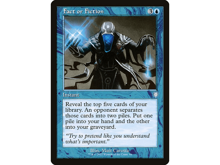 Fact or Fiction (Retro Frame) | EN | NM | BRC 1