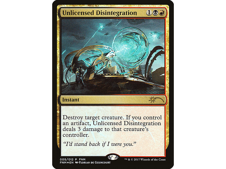 Unlicensed Disintegration (foil) | EN | NM | F17 1