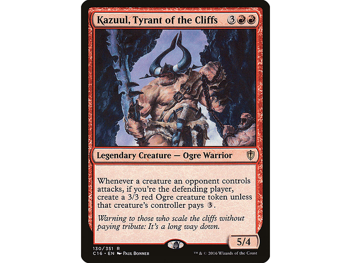 Kazuul, Tyrant of the Cliffs | EN | NM | C16 1
