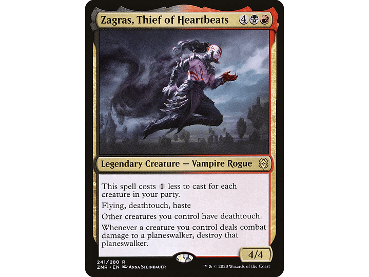 Zagras, Thief of Heartbeats | EN | NM | ZNR 1