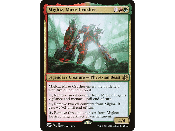 Migloz, Maze Crusher (foil) | EN | NM | ONE 1
