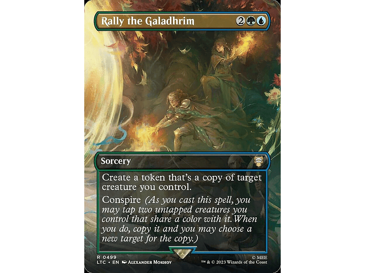 Rally the Galadhrim (Borderless) | EN | NM | LTC 1