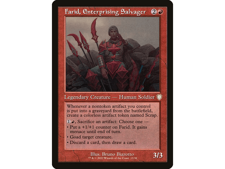 Farid, Enterprising Salvager (Retro Frame) | EN | NM | BRC 1