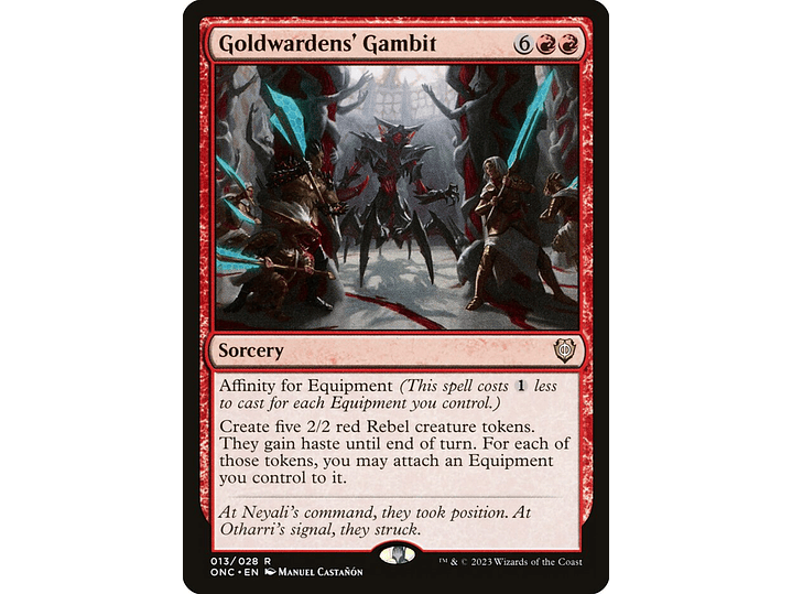 Goldwardens' Gambit | EN | NM | ONC 1