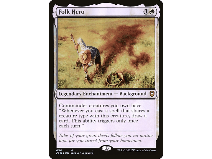 Folk Hero (foil) | EN | NM | CLB 1