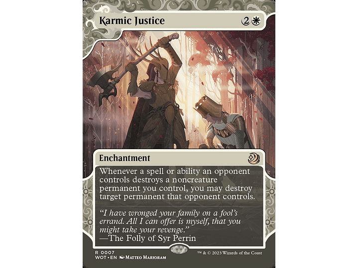 Karmic Justice (Showcase) | ES | NM | WOT 1