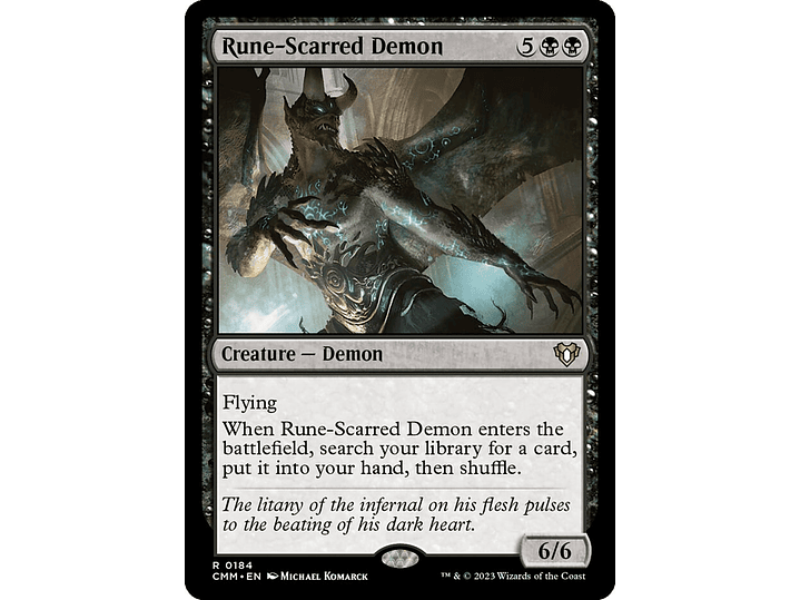 Rune-Scarred Demon | EN | NM | CMM 1