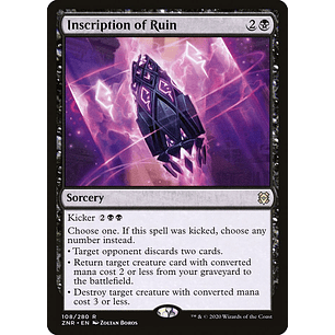 Inscription of Ruin | EN | NM | ZNR