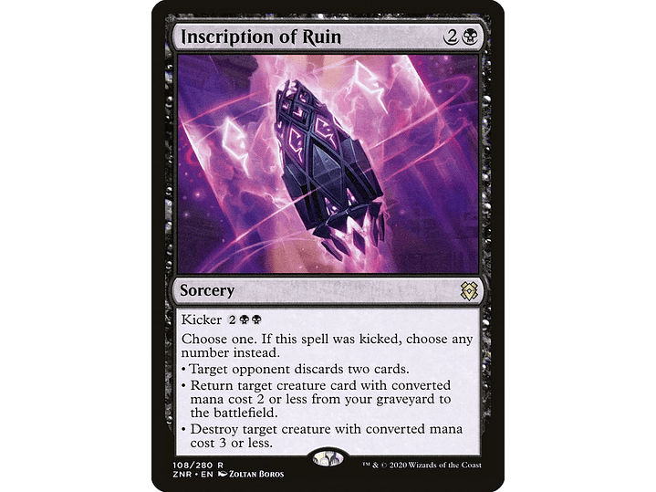 Inscription of Ruin | EN | NM | ZNR 1