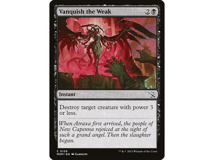 Vanquish the Weak | EN | NM | MOM 1