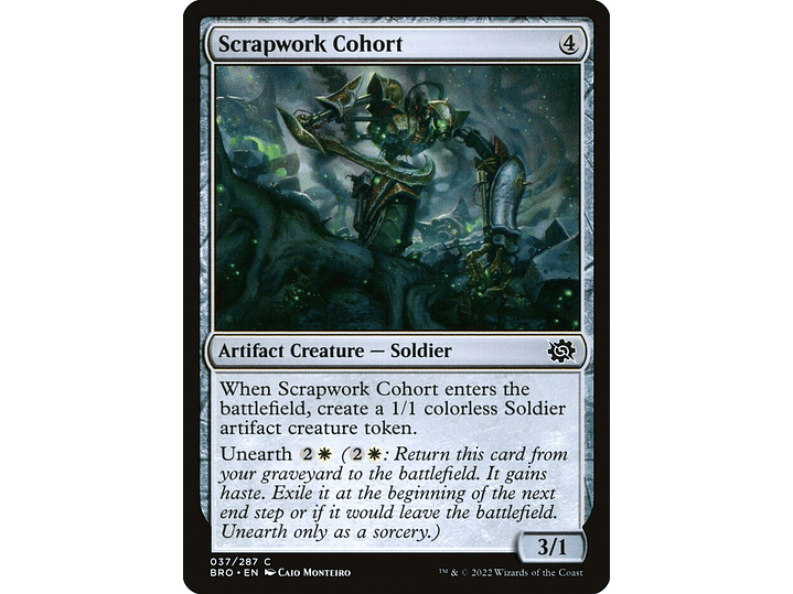 Scrapwork Cohort (foil) | EN | NM | BRO 1