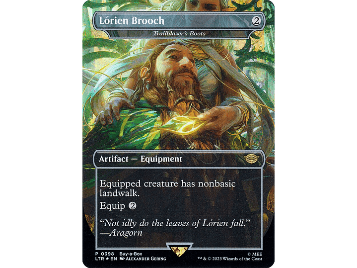 Trailblazer's Boots (Borderless foil) | ES | NM | LTR 1