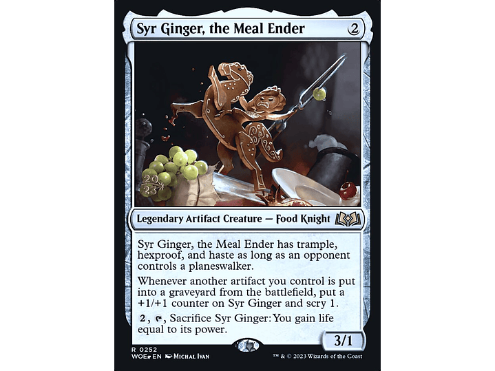 Syr Ginger, the Meal Ender (Launch foil) | ES | NM | PWOE 1