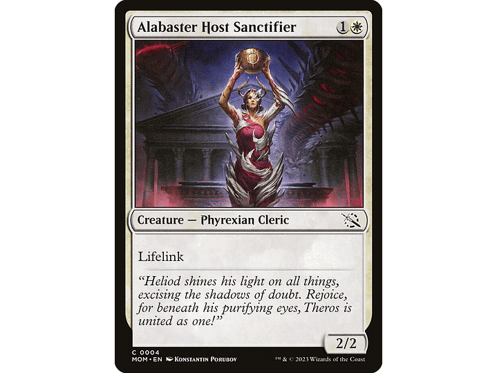 Alabaster Host Sanctifier | EN | NM | MOM 1