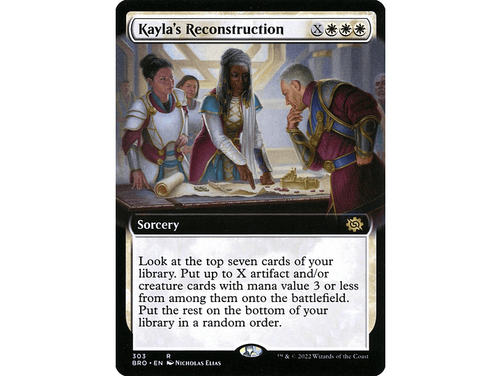 Kayla's Reconstruction (Extended Art) | EN | NM | BRO 1
