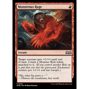 Monstrous Rage (foil) | ES | NM | WOE