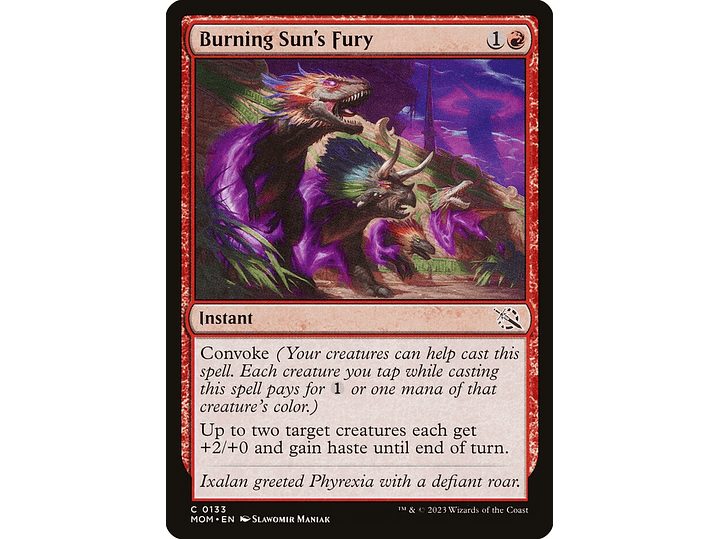 Burning Sun's Fury | ES | NM | MOM 1