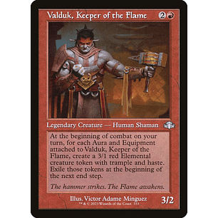 Valduk, Keeper of the Flame (Retro Frame) | EN | NM | DMR