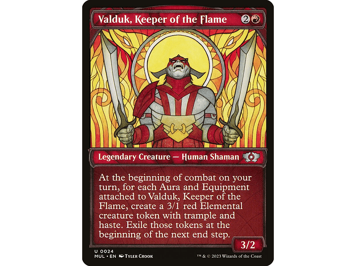 Valduk, Keeper of the Flame (Showcase) | EN | NM | MUL 1