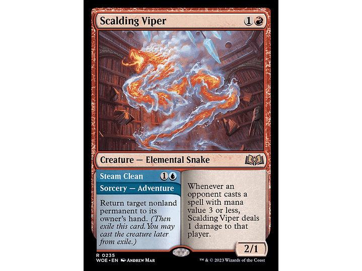 Scalding Viper // Steam Clean | EN | NM | WOE 1
