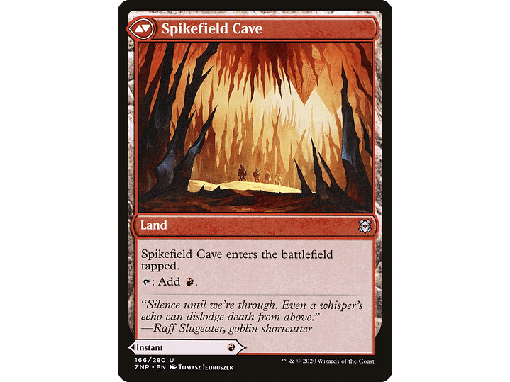 Spikefield Hazard // Spikefield Cave | EN | NM | ZNR 2