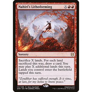 Nahiri's Lithoforming | EN | NM | ZNR