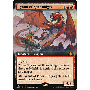 Tyrant of Kher Ridges (Extended Art) | EN | NM | BRO