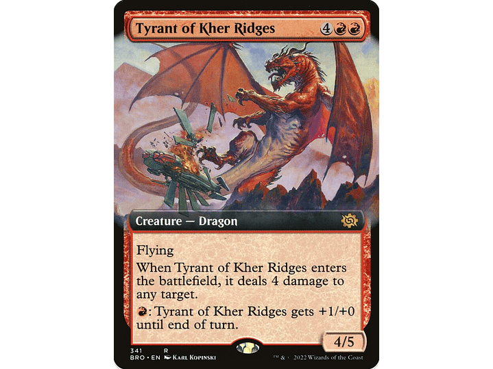 Tyrant of Kher Ridges (Extended Art) | EN | NM | BRO 1