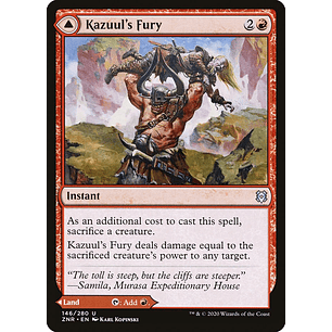 Kazuul's Fury // Kazuul's Cliffs | EN | NM | ZNR