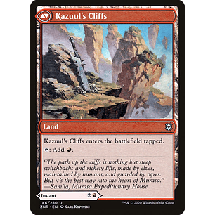 Kazuul's Fury // Kazuul's Cliffs | EN | NM | ZNR