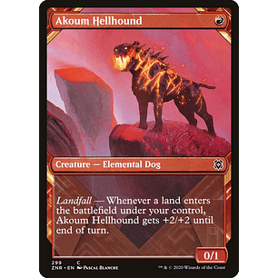 Akoum Hellhound (Showcase) | EN | NM | ZNR