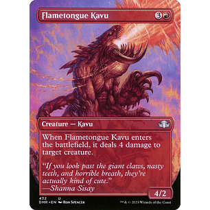 Flametongue Kavu (Borderless) | EN | NM | DMR