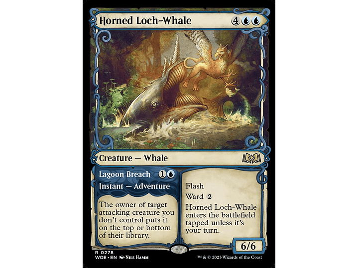 Horned Loch-Whale // Lagoon Breach (Showcase) | EN | NM | WOE 1