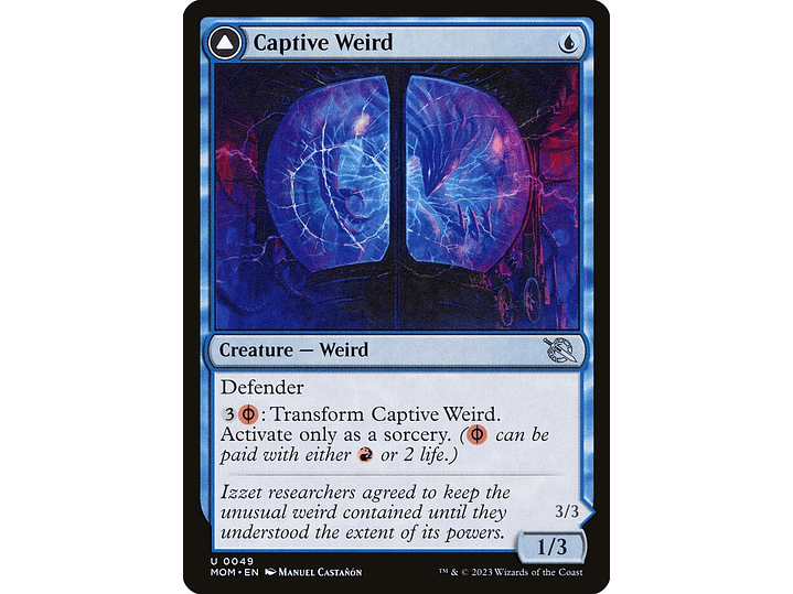 Captive Weird // Compleated Conjurer | EN | NM | MOM 1