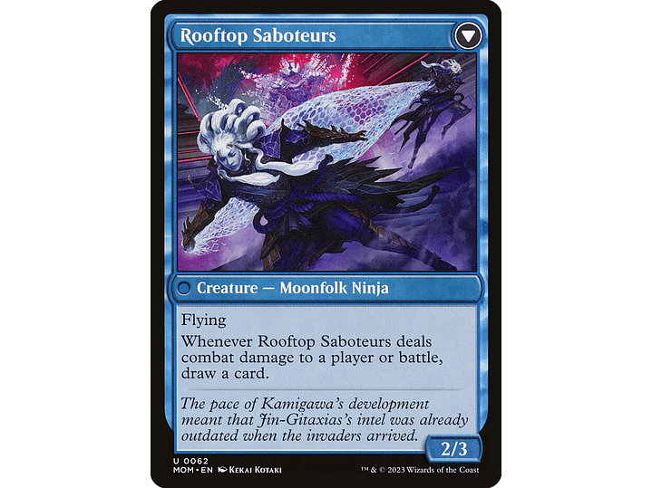 Invasion of Kamigawa // Rooftop Saboteurs | EN | NM | MOM 2