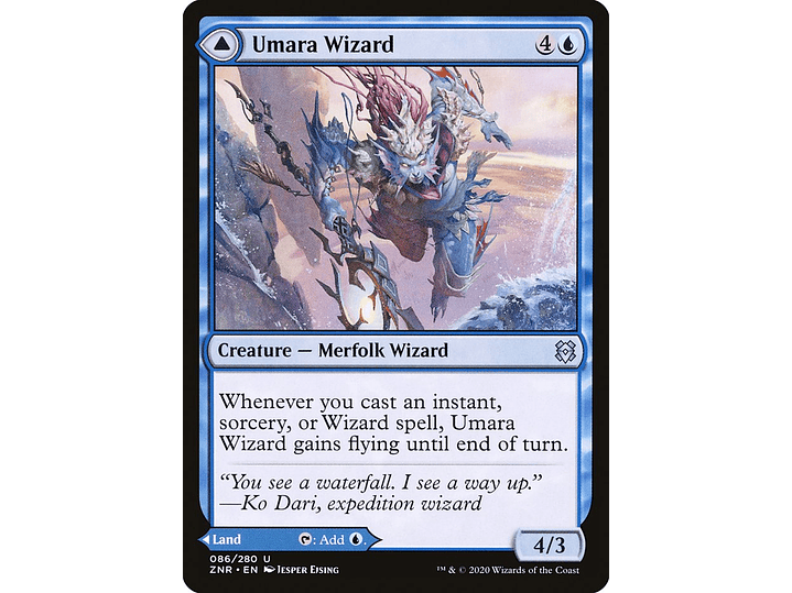 Umara Wizard // Umara Skyfalls | EN | NM | ZNR 1