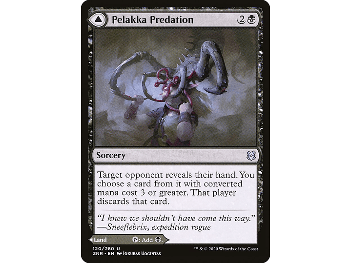 Pelakka Predation // Pelakka Caverns | EN | NM | ZNR 1