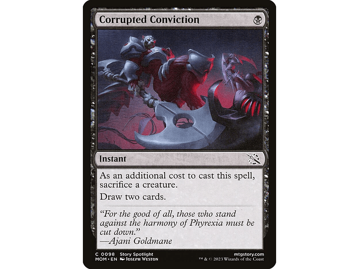 Corrupted Conviction | ES | NM | MOM 1