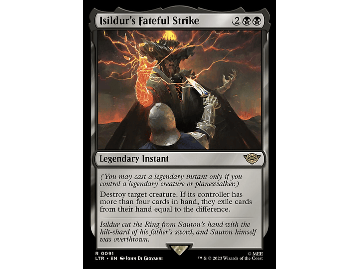 Isildur's Fateful Strike | ES | NM | LTR 1