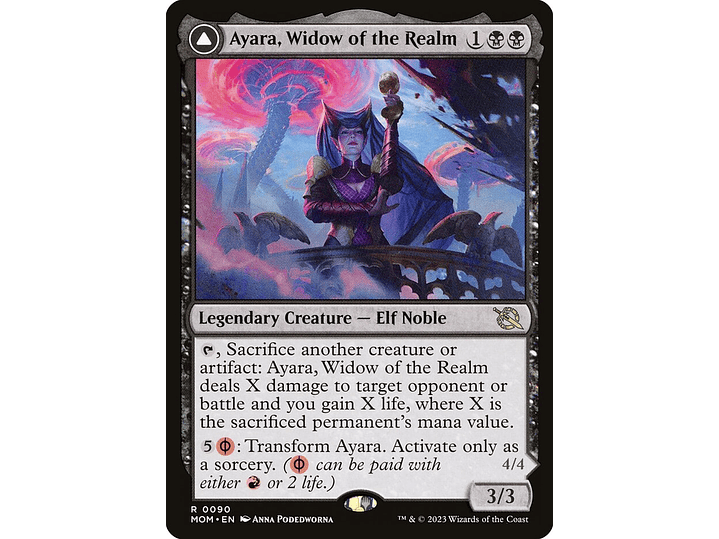 Ayara, Widow of the Realm // Ayara, Furnace Queen | ES | NM | MOM 1