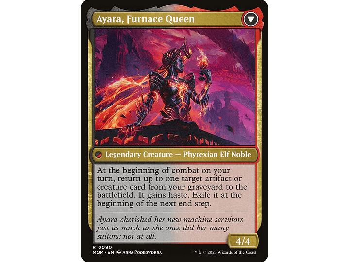 Ayara, Widow of the Realm // Ayara, Furnace Queen | ES | NM | MOM 2