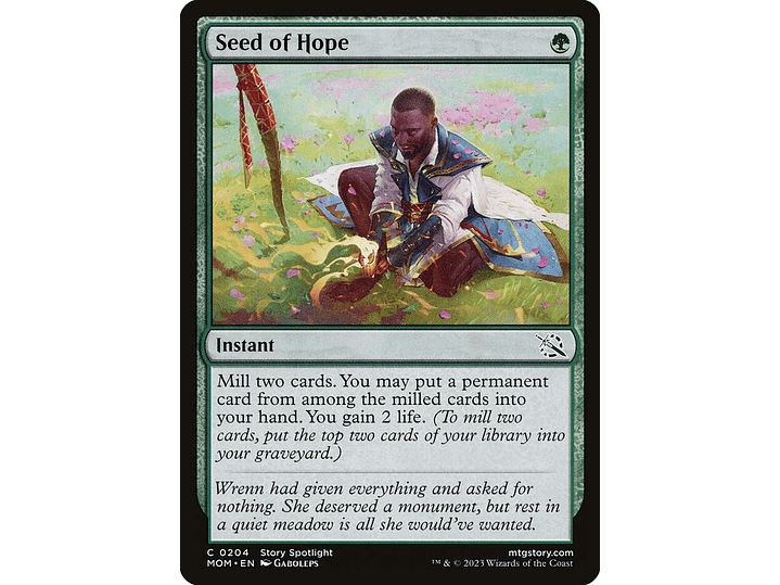 Seed of Hope | ES | NM | MOM 1