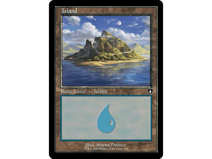Island (Retro Frame foil) | EN | NM | CMM 1