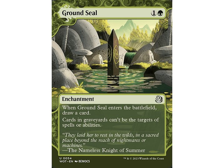 Ground Seal (Showcase) | ES | NM | WOT 1