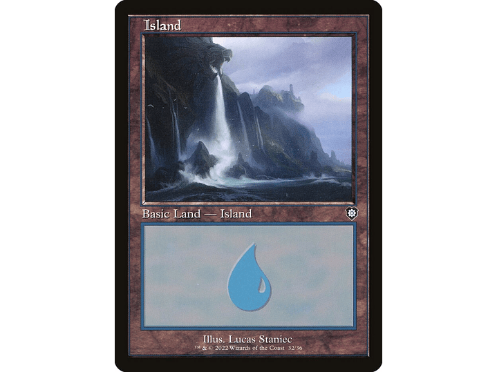 Island (Retro Frame) | EN | NM | BRC 1