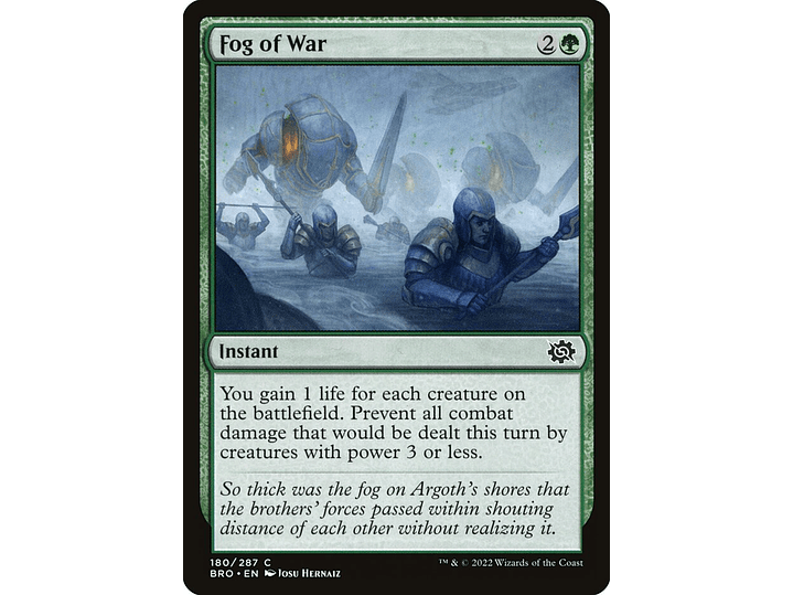 Fog of War (foil) | EN | NM | BRO 1